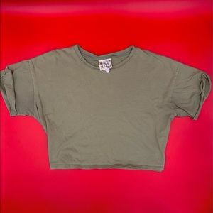 Sage green croptop!